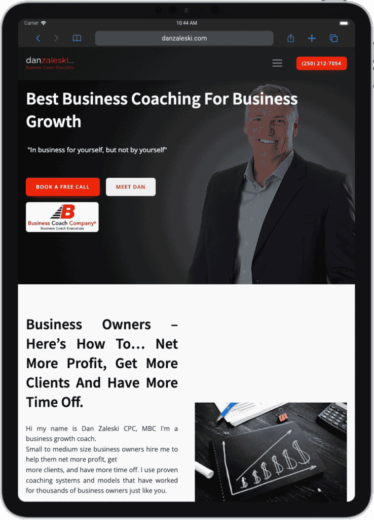 Dan Zaleski offers the best business coaching services to help business owners increase profits, gain clients, and achieve work-life balance.